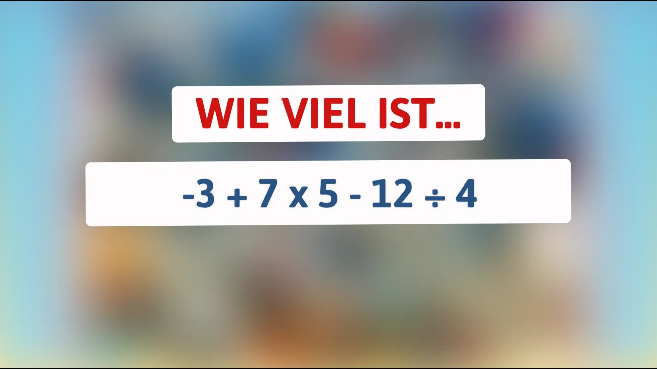 Nur 5% können dieses Mathe-Rätsel lösen: Bist du klug genug?"