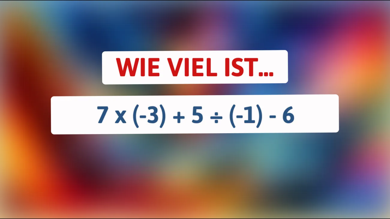 Nur Genies können dieses mathematische Rätsel in Rekordzeit lösen – gehörst du dazu?"